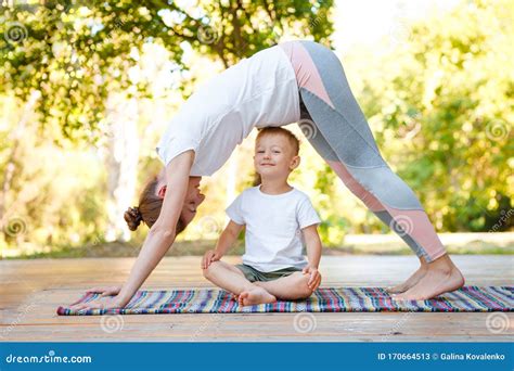 mom yoga son porn